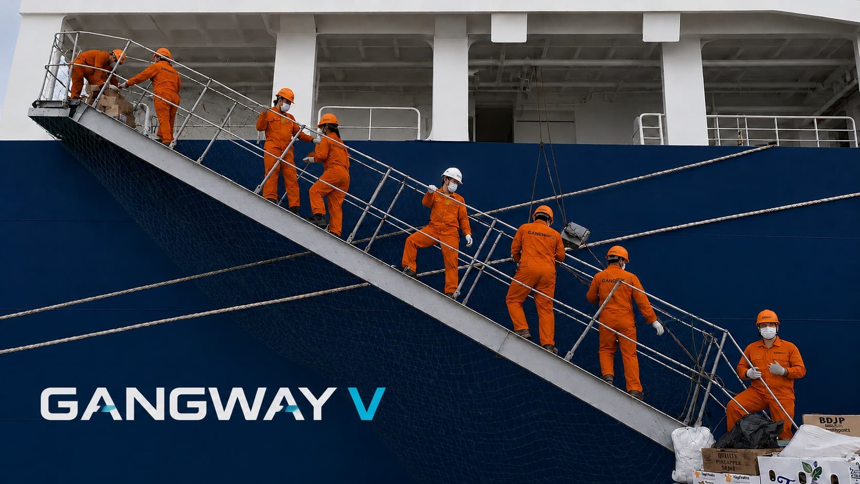 Vessel at sea